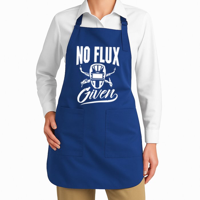 No Flux Given Full-Length Apron With Pockets