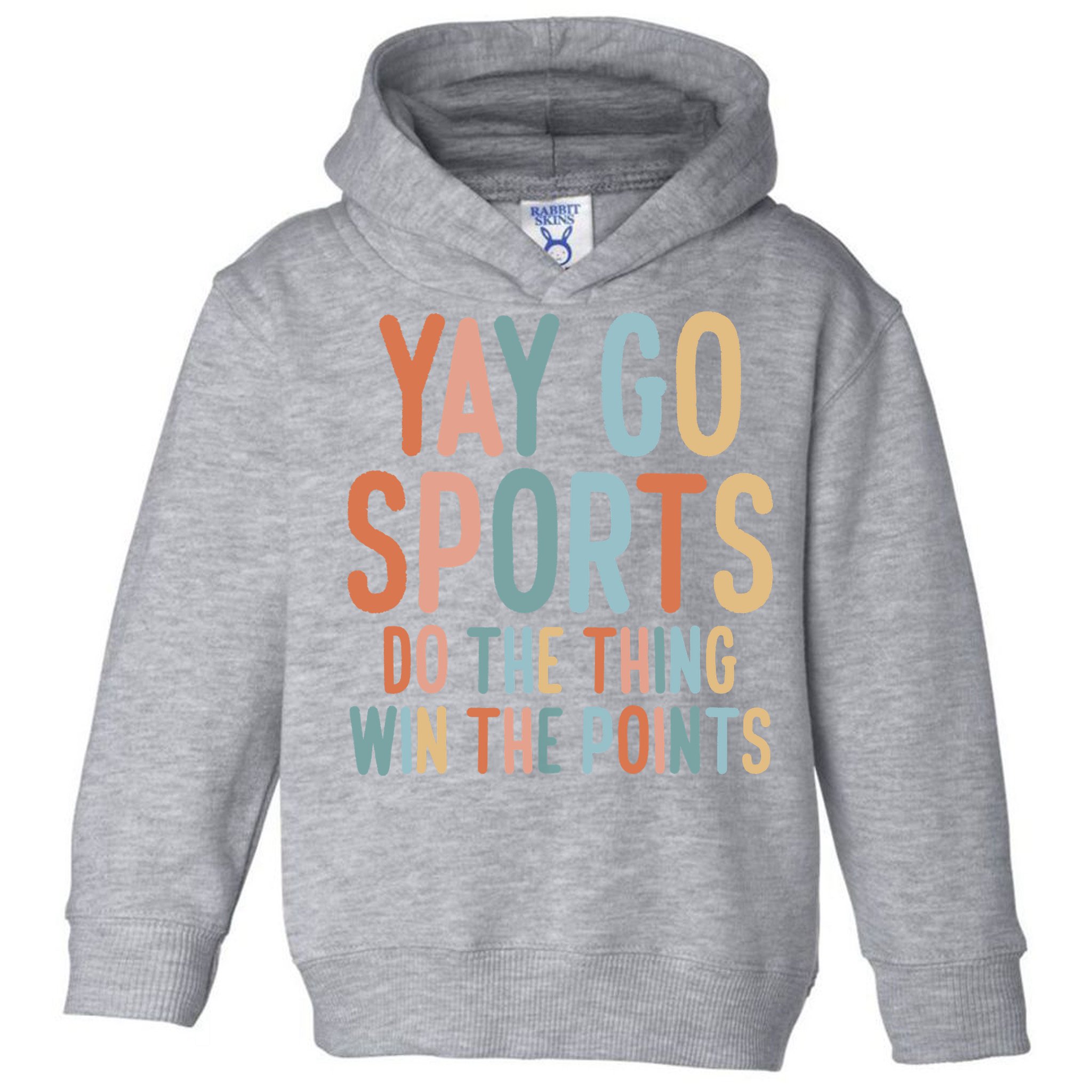NonSports Fan Go Sports Yay Sports Toddler Hoodie