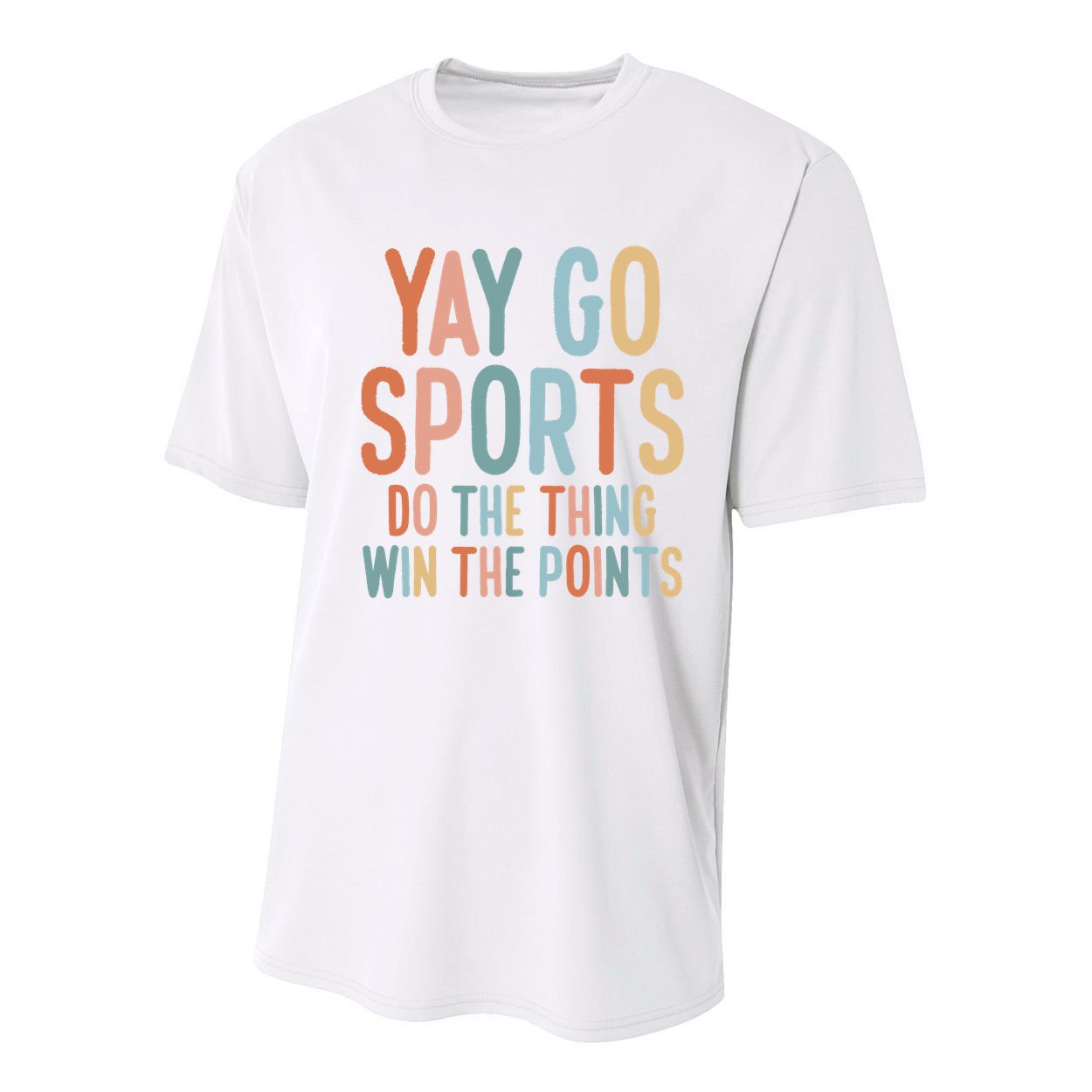 NonSports Fan Go Sports Yay Sports Youth Performance Sprint T-Shirt