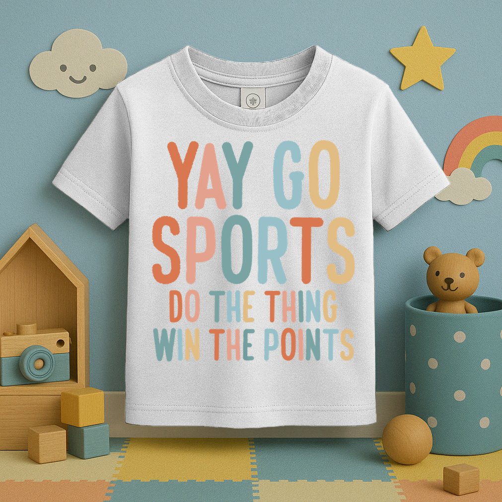 NonSports Fan Go Sports Yay Sports Toddler T-Shirt