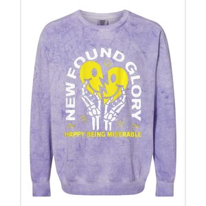 New Found Glory Happy Being Miserable Colorblast Crewneck Sweatshirt