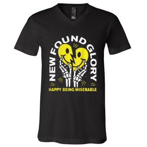 New Found Glory Happy Being Miserable V-Neck T-Shirt