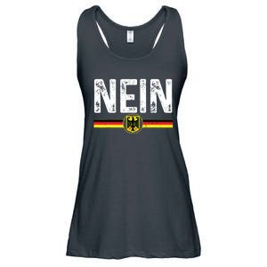 Nein Funny German No Germany Flag Souvenir Oktoberfest Gift Ladies Essential Flowy Tank