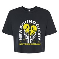 New Found Glory Happy Being Miserable Bella+Canvas Jersey Crop Tee