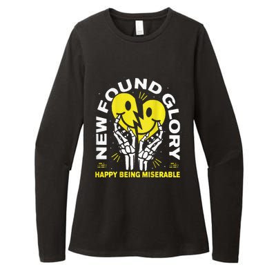 New Found Glory Happy Being Miserable Womens CVC Long Sleeve Shirt