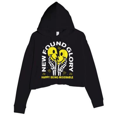 New Found Glory Happy Being Miserable Crop Fleece Hoodie