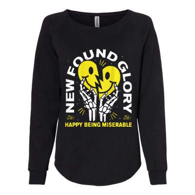 New Found Glory Happy Being Miserable Womens California Wash Sweatshirt