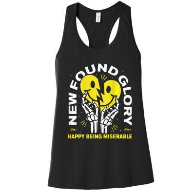 New Found Glory Happy Being Miserable Women's Racerback Tank