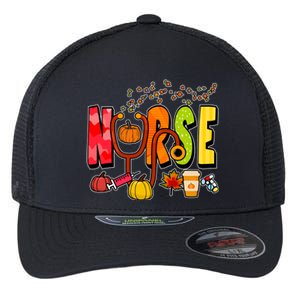 Nurse Fall Holiday Flexfit Unipanel Trucker Cap