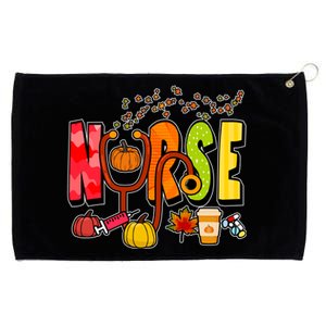 Nurse Fall Holiday Grommeted Golf Towel