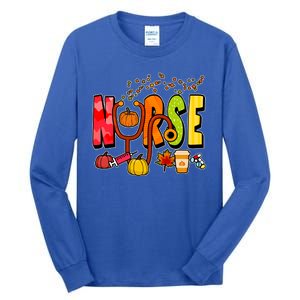 Nurse Fall Holiday Tall Long Sleeve T-Shirt