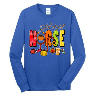 Nurse Fall Holiday Tall Long Sleeve T-Shirt