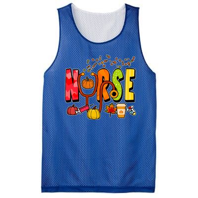 Nurse Fall Holiday Mesh Reversible Basketball Jersey Tank