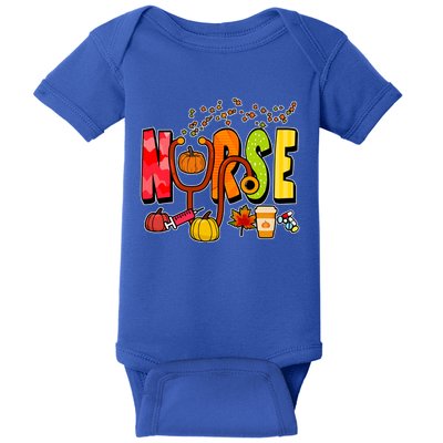 Nurse Fall Holiday Baby Bodysuit