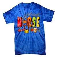 Nurse Fall Holiday Tie-Dye T-Shirt