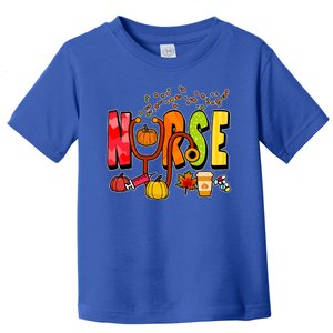 Nurse Fall Holiday Toddler T-Shirt