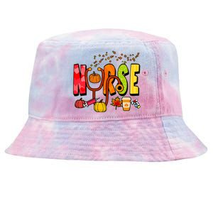 Nurse Fall Holiday Tie-Dyed Bucket Hat