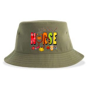 Nurse Fall Holiday Sustainable Bucket Hat