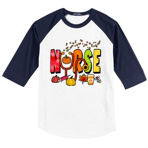 Nurse Fall Holiday Baseball Sleeve Shirt