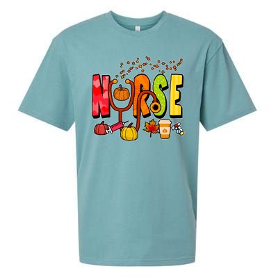 Nurse Fall Holiday Sueded Cloud Jersey T-Shirt