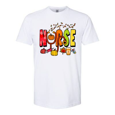 Nurse Fall Holiday Softstyle® CVC T-Shirt