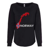 Norway Flag Hiking Holiday Norway Norwegian Flag Womens California Wash Sweatshirt