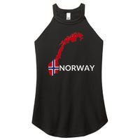 Norway Flag Hiking Holiday Norway Norwegian Flag Women's Perfect Tri Rocker Tank