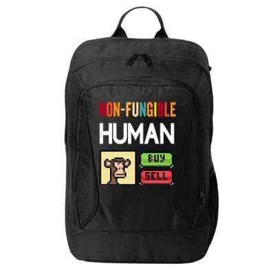 Non Fungible Hu Nft Crypto Token Digital Art Collectibles Funny Gift City Backpack