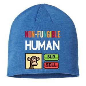 Non Fungible Hu Nft Crypto Token Digital Art Collectibles Funny Gift Sustainable Beanie