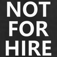 Not For Hire Funny Jokes Sarcastic 11oz C Handle Ceramic Mug