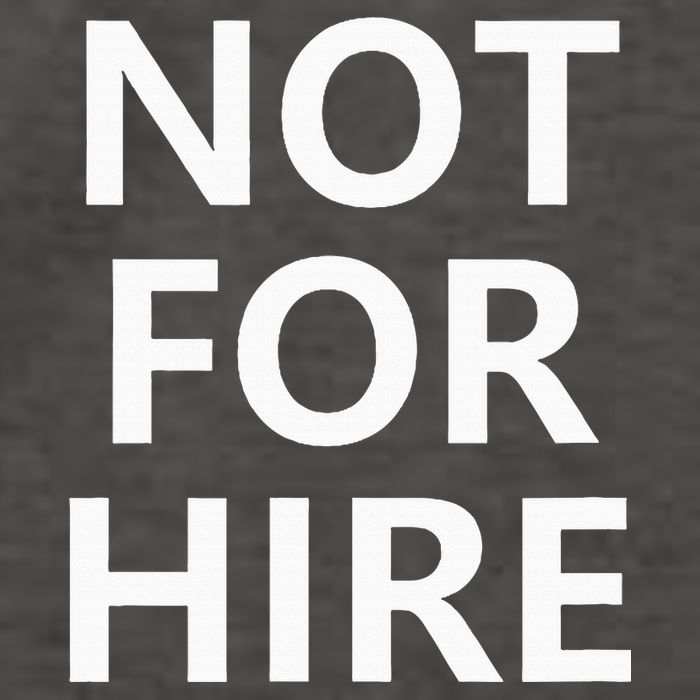 Not For Hire Funny Jokes Sarcastic Vector Backpack