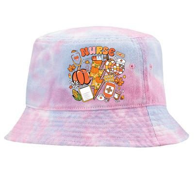 Nurse Fall Health Care Nursing Tie-Dyed Bucket Hat