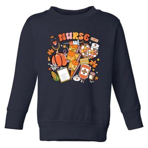 Nurse Fall Health Care Nursing Toddler Sweatshirt