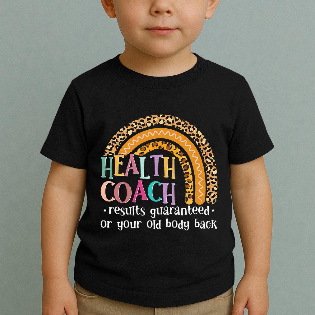 Nutritionis Funny Health Coach Rainbow Wellness Coach Toddler T-Shirt