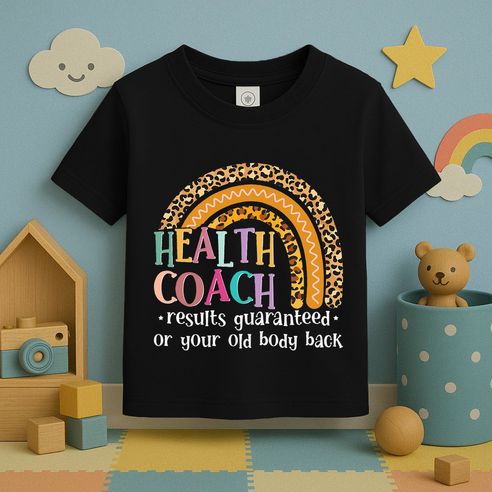 Nutritionis Funny Health Coach Rainbow Wellness Coach Toddler T-Shirt