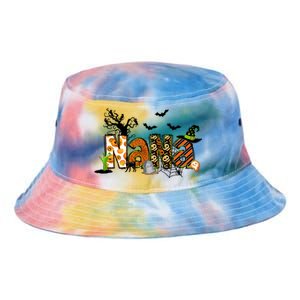 Nana For Halloween Grandma Witch Family Matching Tie Dye Newport Bucket Hat