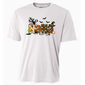 Nana For Halloween Grandma Witch Family Matching Cooling Performance Crew T-Shirt