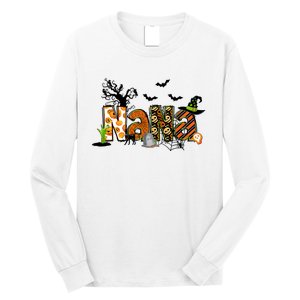 Nana For Halloween Grandma Witch Family Matching Long Sleeve Shirt