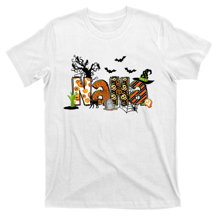 Nana For Halloween Grandma Witch Family Matching T-Shirt