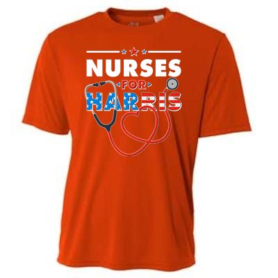 Nurses For Harris Vote Kamala Harris 2024 Election Cooling Performance Crew T-Shirt