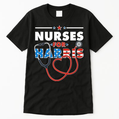 Nurses For Harris Vote Kamala Harris 2024 Election Tall T-Shirt