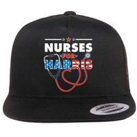 Nurses For Harris Vote Kamala Harris 2024 Election Flatbill Hat