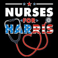 Nurses For Harris Vote Kamala Harris 2024 Election Flatbill Hat
