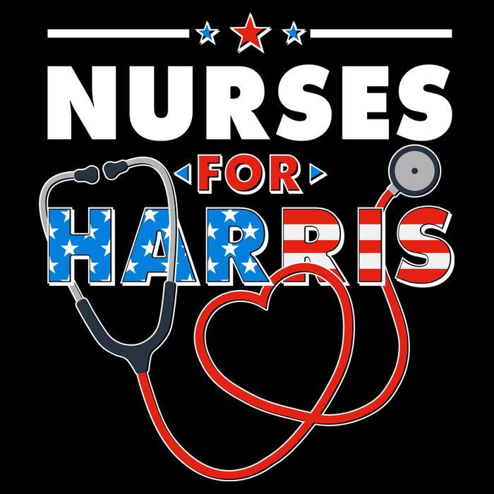Nurses For Harris Vote Kamala Harris 2024 Election Flatbill Hat