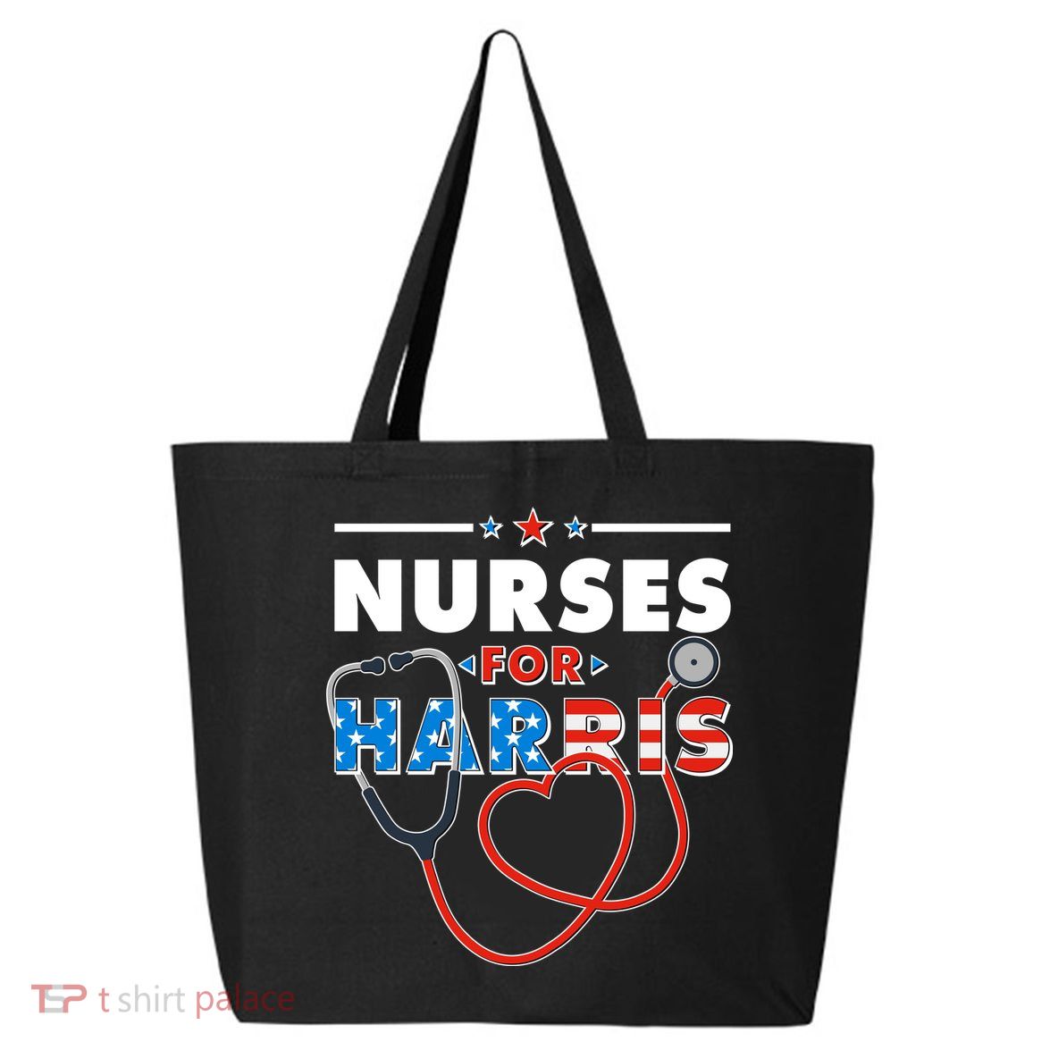 Nurses For Harris Vote Kamala Harris 2024 Election 25L Jumbo Tote