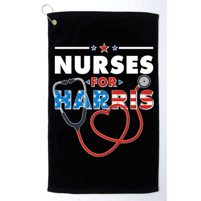 Nurses For Harris Vote Kamala Harris 2024 Election Golf Towel