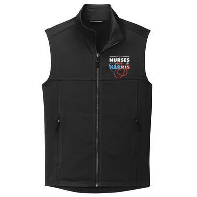 Nurses For Harris Vote Kamala Harris 2024 Election Collective Smooth Fleece Vest