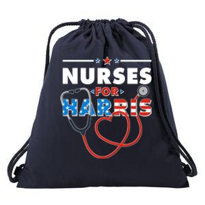 Nurses For Harris Vote Kamala Harris 2024 Election Drawstring Bag