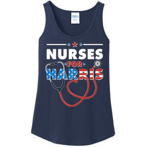 Nurses For Harris Vote Kamala Harris 2024 Election Ladies Essential Tank