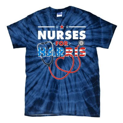 Nurses For Harris Vote Kamala Harris 2024 Election Tie-Dye T-Shirt